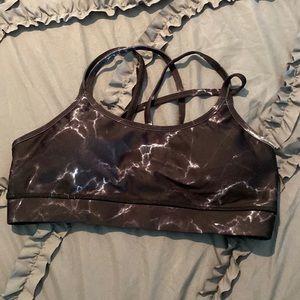 Buffbunny black marble jade bra